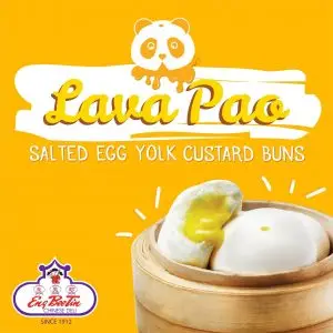 Frozen Salted Egg Custard Lava Pao (by 8)-- to steam